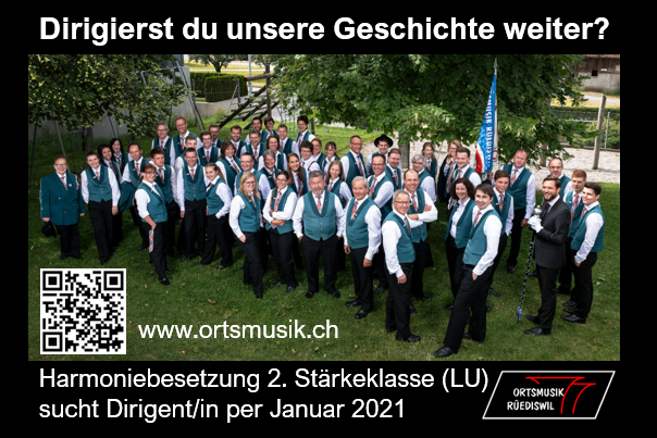 Inserat Neuer Dirigent für die OMR gesucht