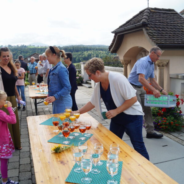 Feiner Apéro der Ortsgemeinschaft Rüediswil