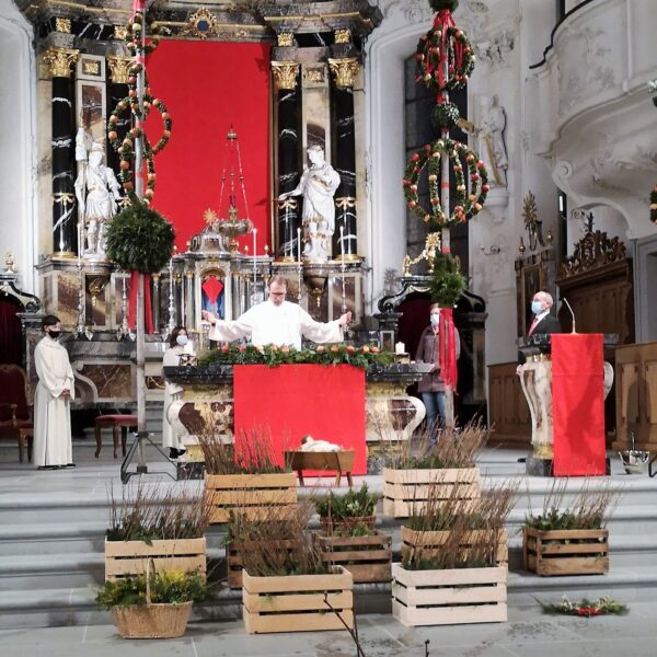 Der Wortgottesdienst wurde von Adrian Wicki geleitet