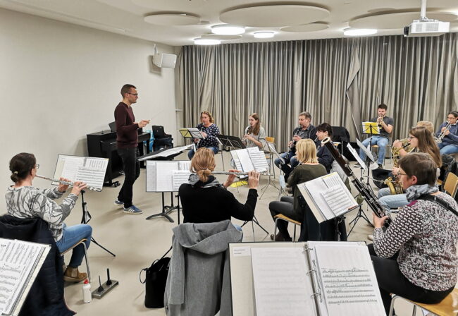 Probe der Ortsmusik Rüediswil