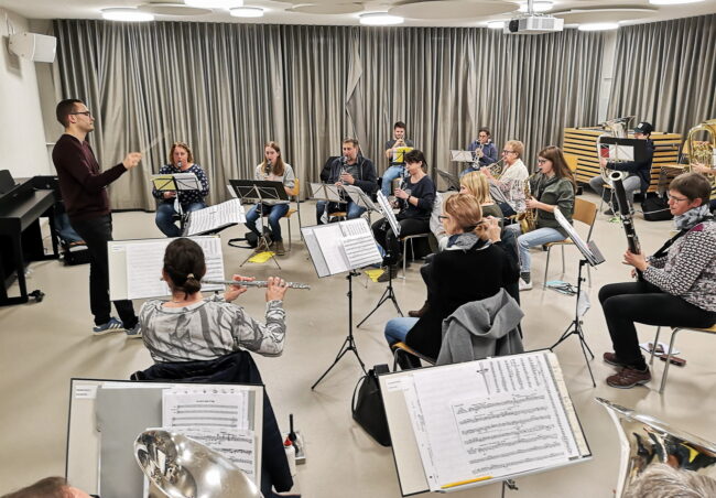 Probe der Ortsmusik Rüediswil