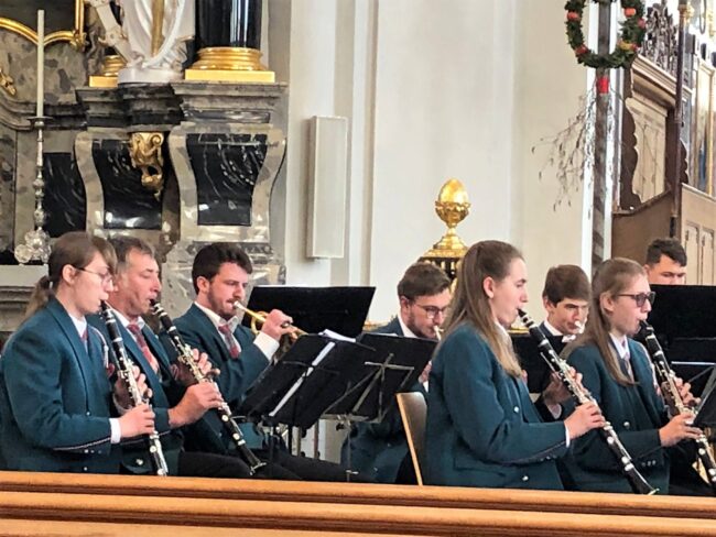 Junge Musikanten*innen am Palmsonntagsgottesdienst 2022