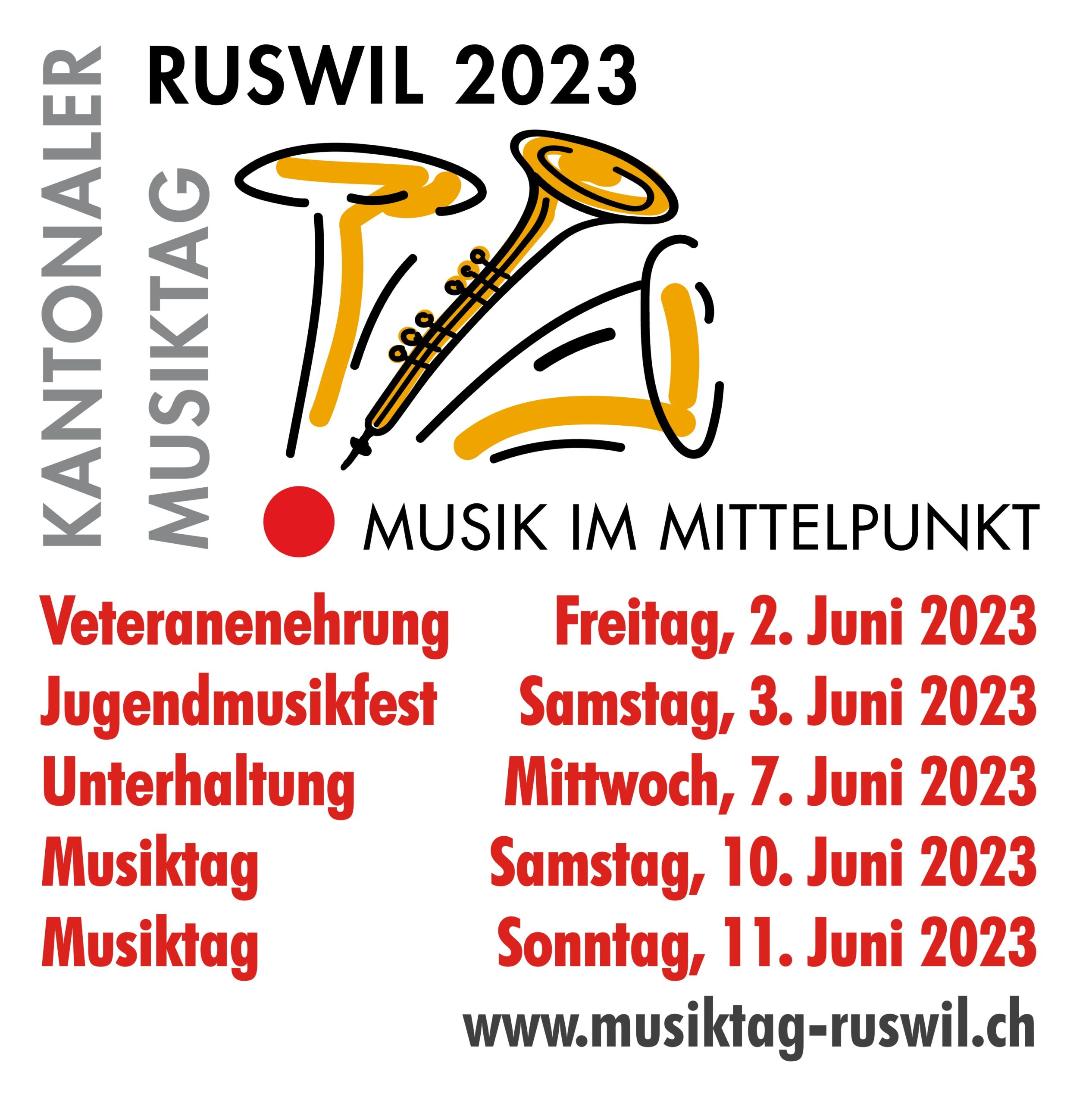 Termine Musiktag Ruswil 2023