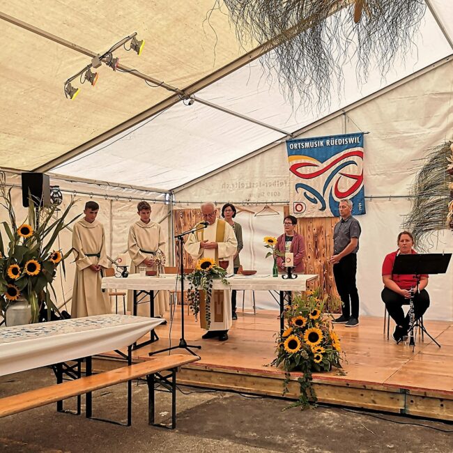 Toni Bucher leitete den Gottesdienst