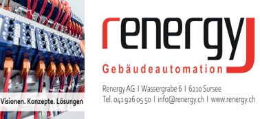 Inserat Renergy AG - Gebäude Automation