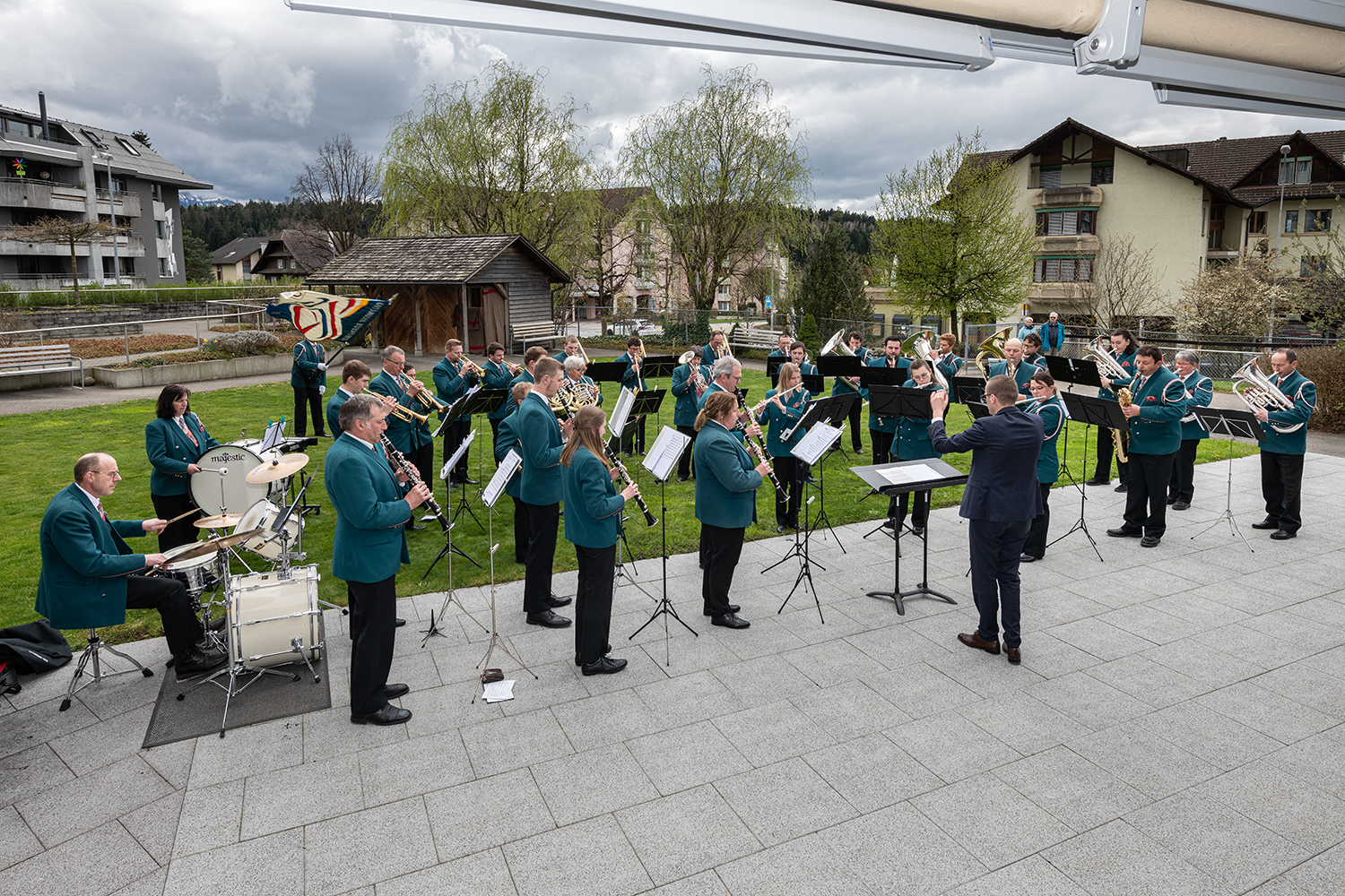 Ortsmusik Rüediswil die Harmoniemusik aus der Gemeinde Ruswil (Foto von Stefan Dubach / Niveau Fotos Ruswil)