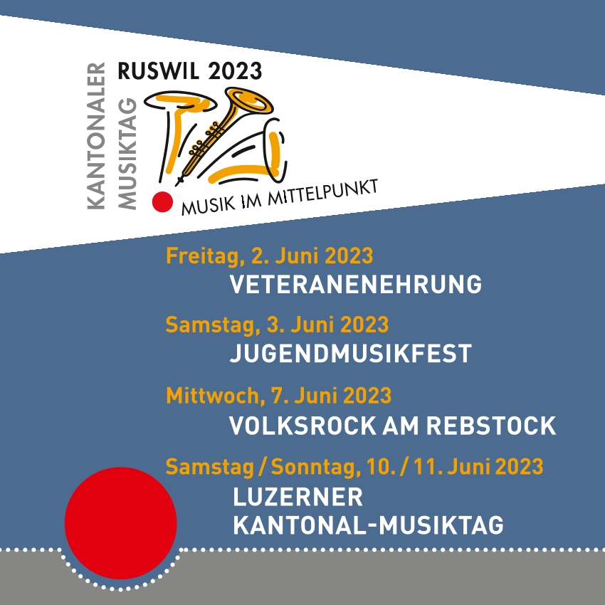Erfolgreicher Musiktag Ruswil 2023