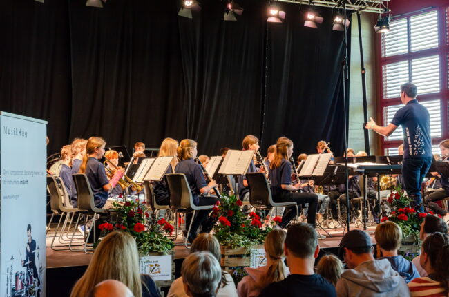 Luzerner Jugendmusikfest 2023 am Musiktag Ruswil