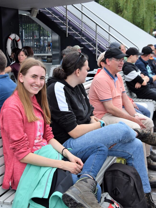 Ortsmusik Rüediswil auf dem Schiff Diamant in Luzern
