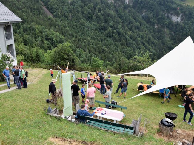 Sommerausflug auf die Rigi der Ortsmusik Rüediswil