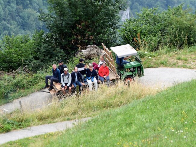 Sommerausflug auf die Rigi der Ortsmusik Rüediswil