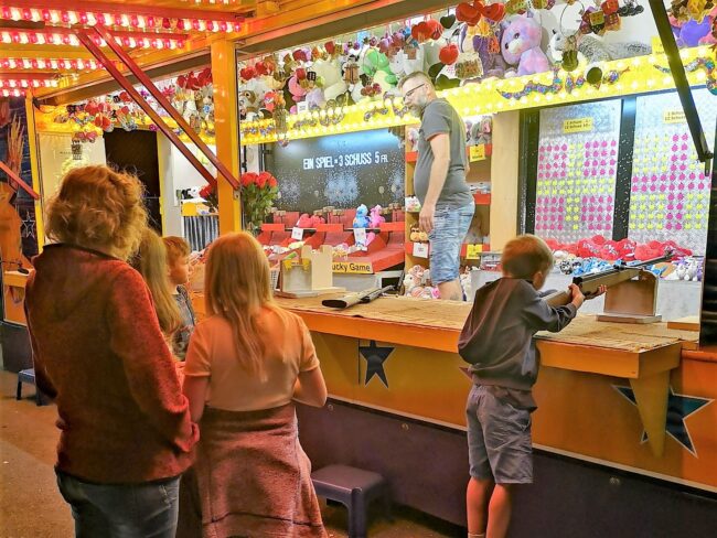 Kilbi der Ortsmusik Rüediswil: Bis spät in die Nacht herrschte Hochbetrieb am Schiessstand.