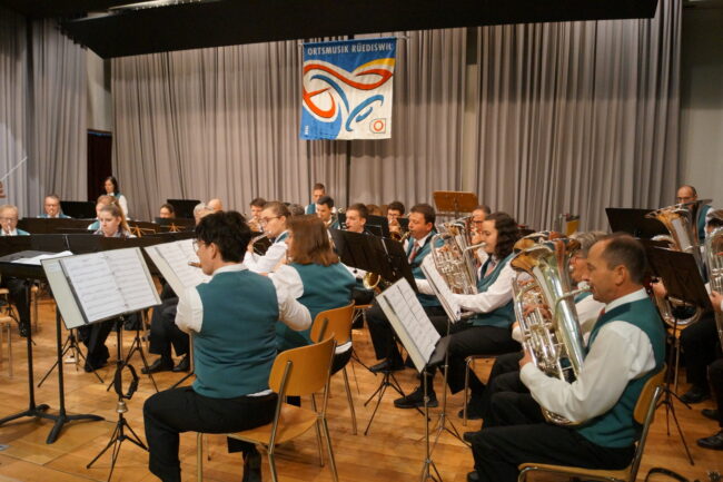 Die Jahreskonzerte der Ortsmusik Rüediswil fanden Anfang November 2023 statt