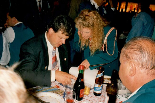 Die Ortsmusik Rüediswil besuchte 1996 das Eidgenössische Musikfest in Interlaken.