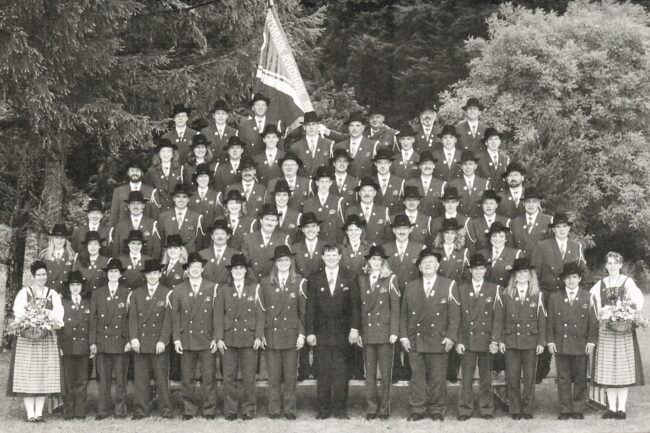 Die Ortsmusik Rüediswil besuchte 1996 das Eidgenössische Musikfest in Interlaken.