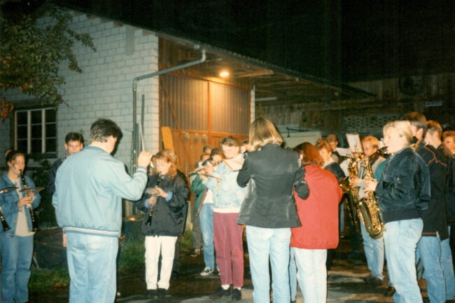 Unter der Leitung von Konrad Zemp spielte die Ortsmusik Rüediswil zahlreiche Ständchen.