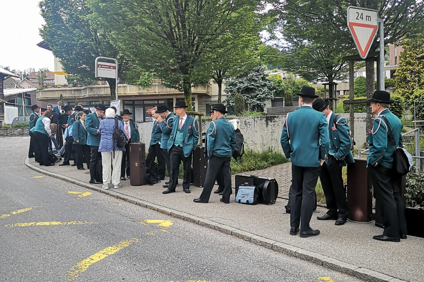 Am Pfingstsonntag besuchte die Ortsmusik Rüediswil in Wolhusen den Luzerner Kantonalmusiktag