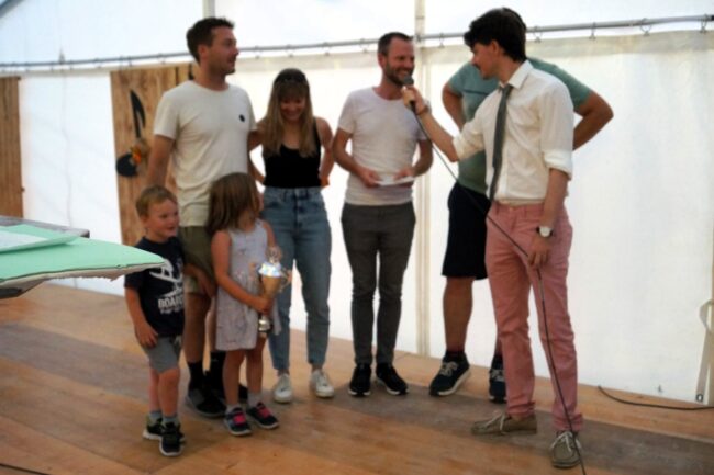 Das Team die "Glorreichen Vier" gewannen das erste Pubquiz an der Kilbi Rüediswil.