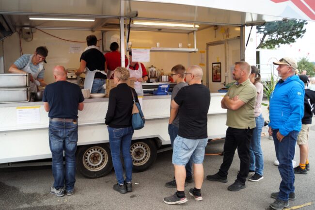 Der Grillstand war über die ganze Zeit der Kilbi Rüediswil offen.