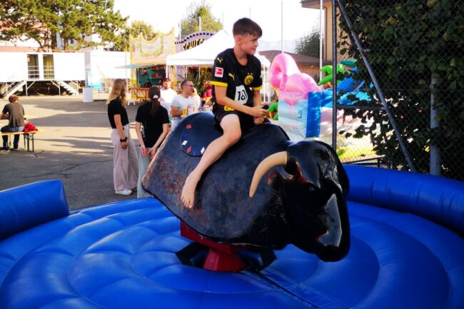 Das Massplan AG Bullriding kam sehr gut an.