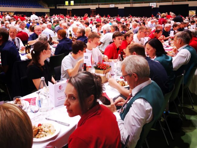 Rund 1300 Musikantinnen und Musikanten des LKBV nahmen an der Veteranenehrung in Sursee teil.