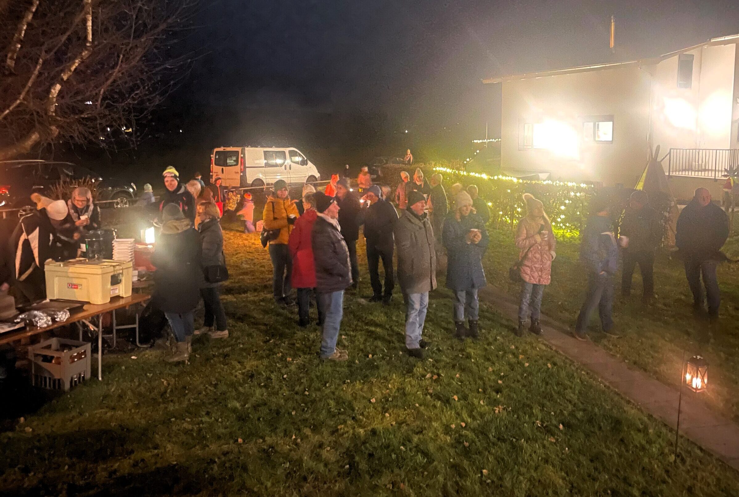 Impression vom Weihnachtszauber 2024, welcher von der Ortsgemeinschaft Rüediswil organisiert wurde.