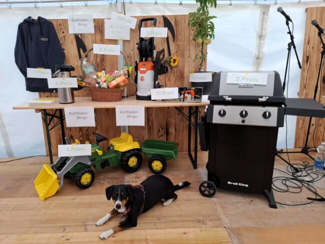 Zehn attraktive Preise gab es am Kuhfladenbingo an der Kilbi Rüediswil im 2025 zugewinnen.