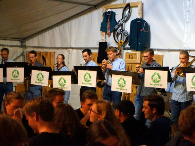 Tolle Stimmung verbreiteten die BärgCrocs aus Sigigen am Kilbisamstag in Rüediswil.