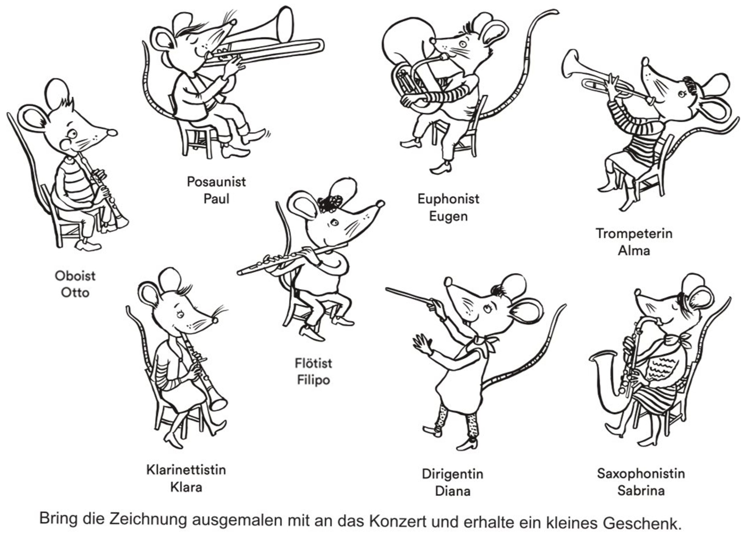 Die Ortsmusik Rüediswil führt am 6. Dezember 2025 das Kinder- und Familienkonzert zum Thema die "Musikmäuse helfen den Bienen", von Isabelle Gschwend und Isabel Gassmann auf.