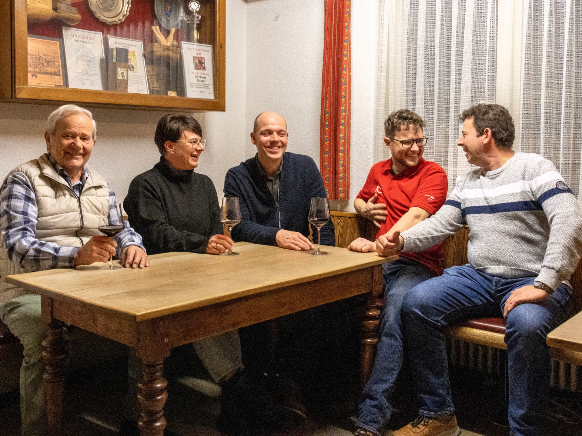 Folgende Personen wurden an der GV 2026 der Ortsmusik Rüediswil geehrt : Isidor Zihlmann (60 Jahre), Daniela Bättig (abtretende Vize-Präsidentin), Pirmin Rogger (30 Jahre).