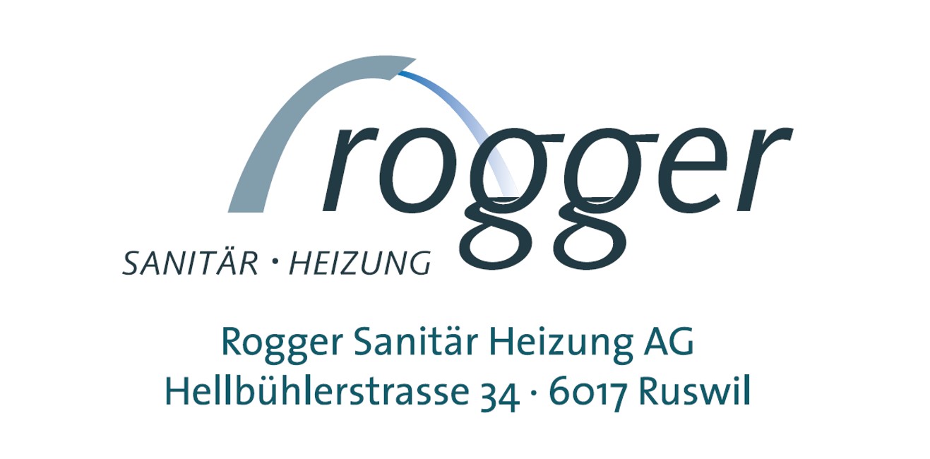Rogger Sanitär-Heizungen AG Rogger Sanitär-Heizungen AG ist Getränkewagen-Sponsor an der Neuuniformierung der Ortsmusik Rüediswil.